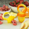 NatureBond- Alimentador para bebés/chupete alimentador de frutas, naranja con amarillo