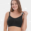 HOFISH-Brasier lactancia negro, diseño triangular, talla M