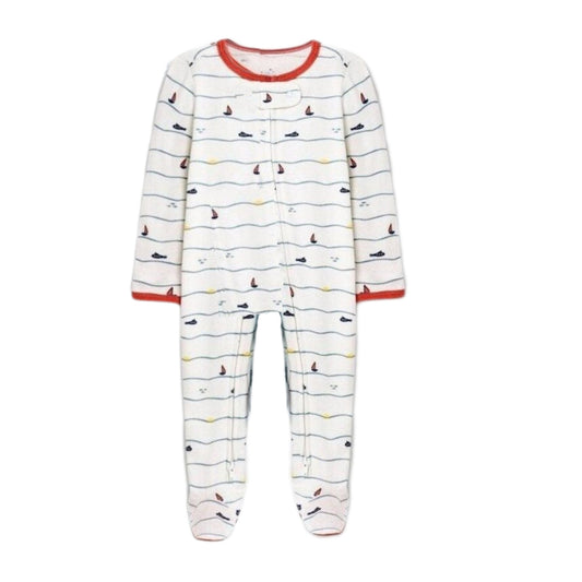 Cloud Island- Pijama Náutica con pies, 0-3meses
