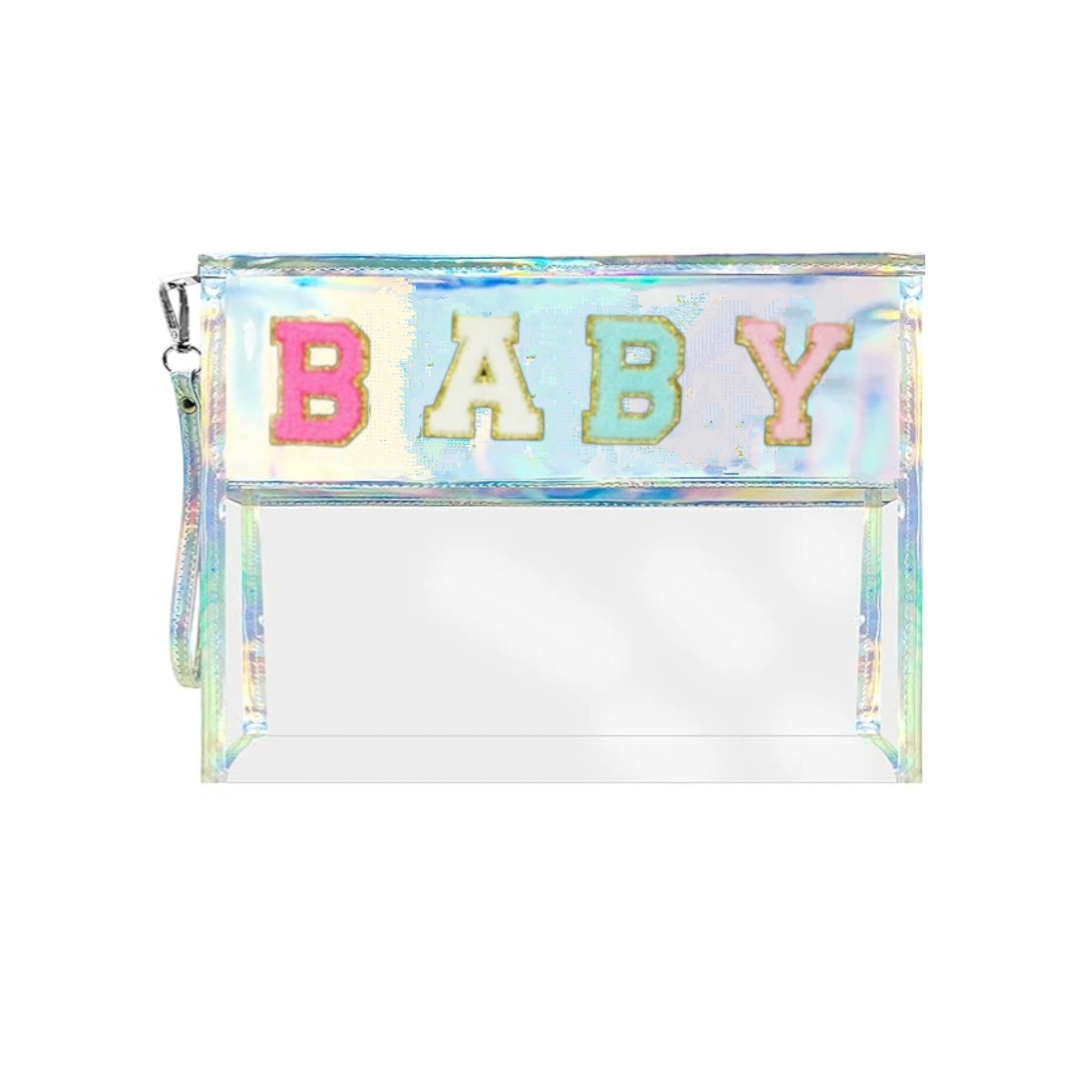 Bolsa de PVC tornasol, diseño BABY