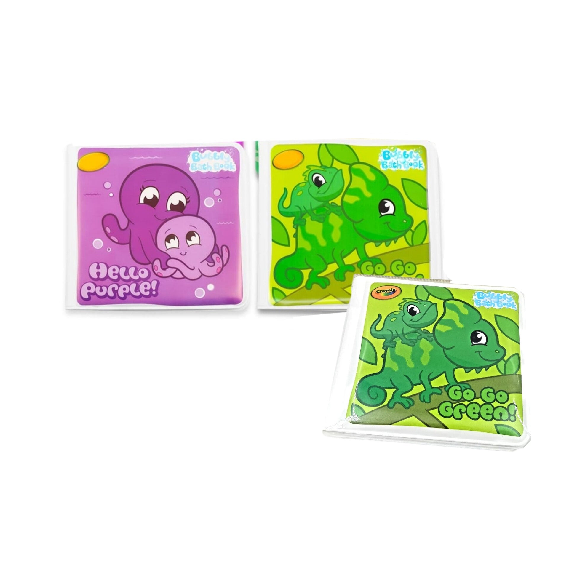 Crayola-Set de 3 libros impermeables para bebé