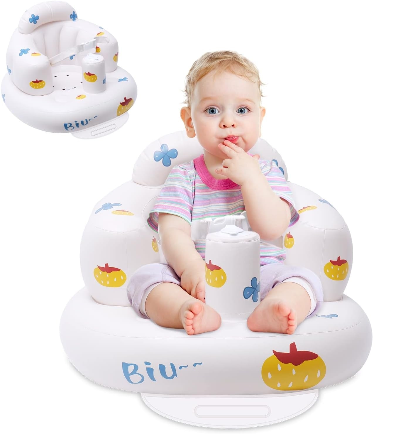 Asiento inflable de suelo para bebé