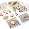 Pithfor-Juego de cocina de madera para niños