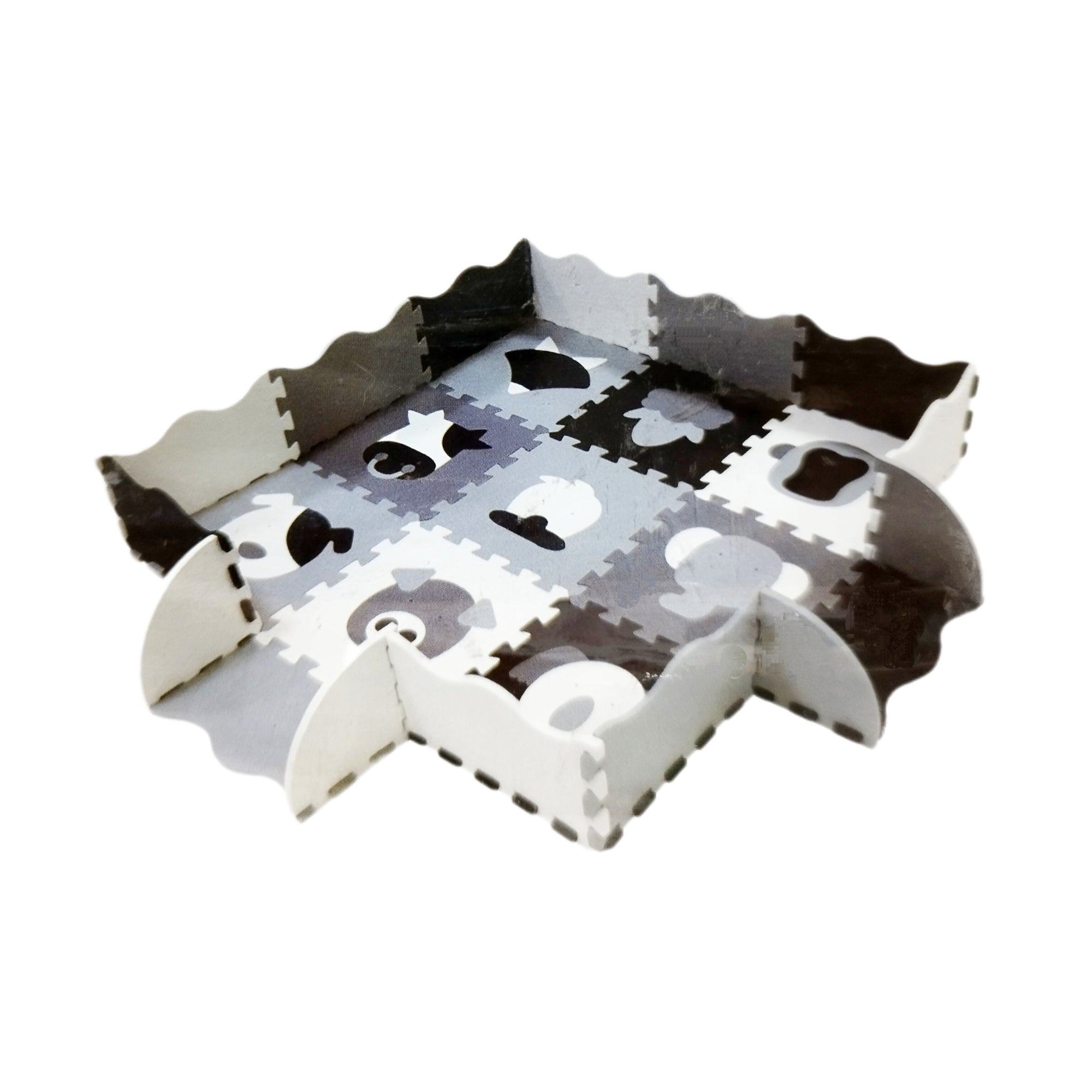 Sol Baby Design- Alfombra de juego de espuma con valla