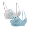 Suekaphin - Brasier de lactancia sin varillas, con cuello en V, set de 2, talla M