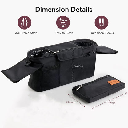Momcozy - Organizador universal para cochecito sin colgador