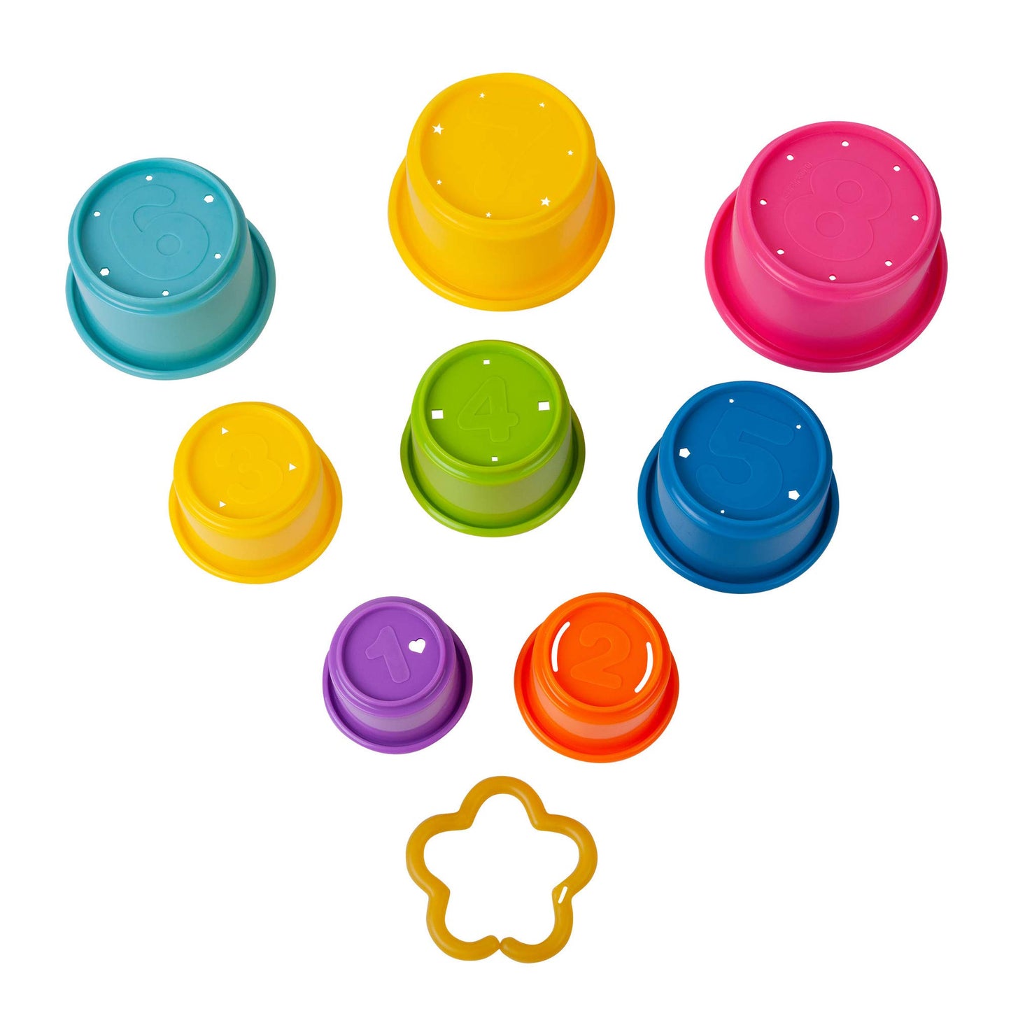 The First Years vasos para apilar, Multicolor