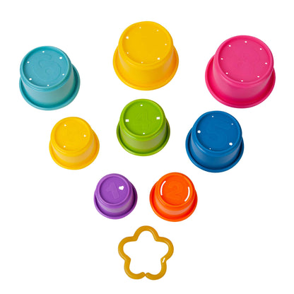 The First Years vasos para apilar, Multicolor