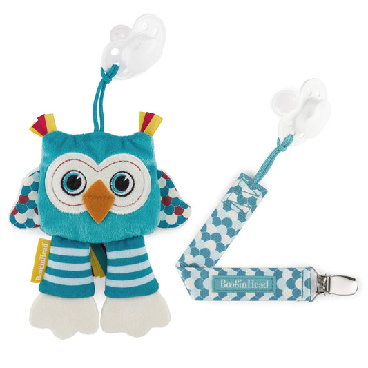 BooginHead Soporte para chupete de peluche y clip para chupete