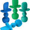 LittleWhispers - Cucharas de silicona para bebés, autoservicio de 6 meses