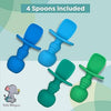 LittleWhispers - Cucharas de silicona para bebés, autoservicio de 6 meses