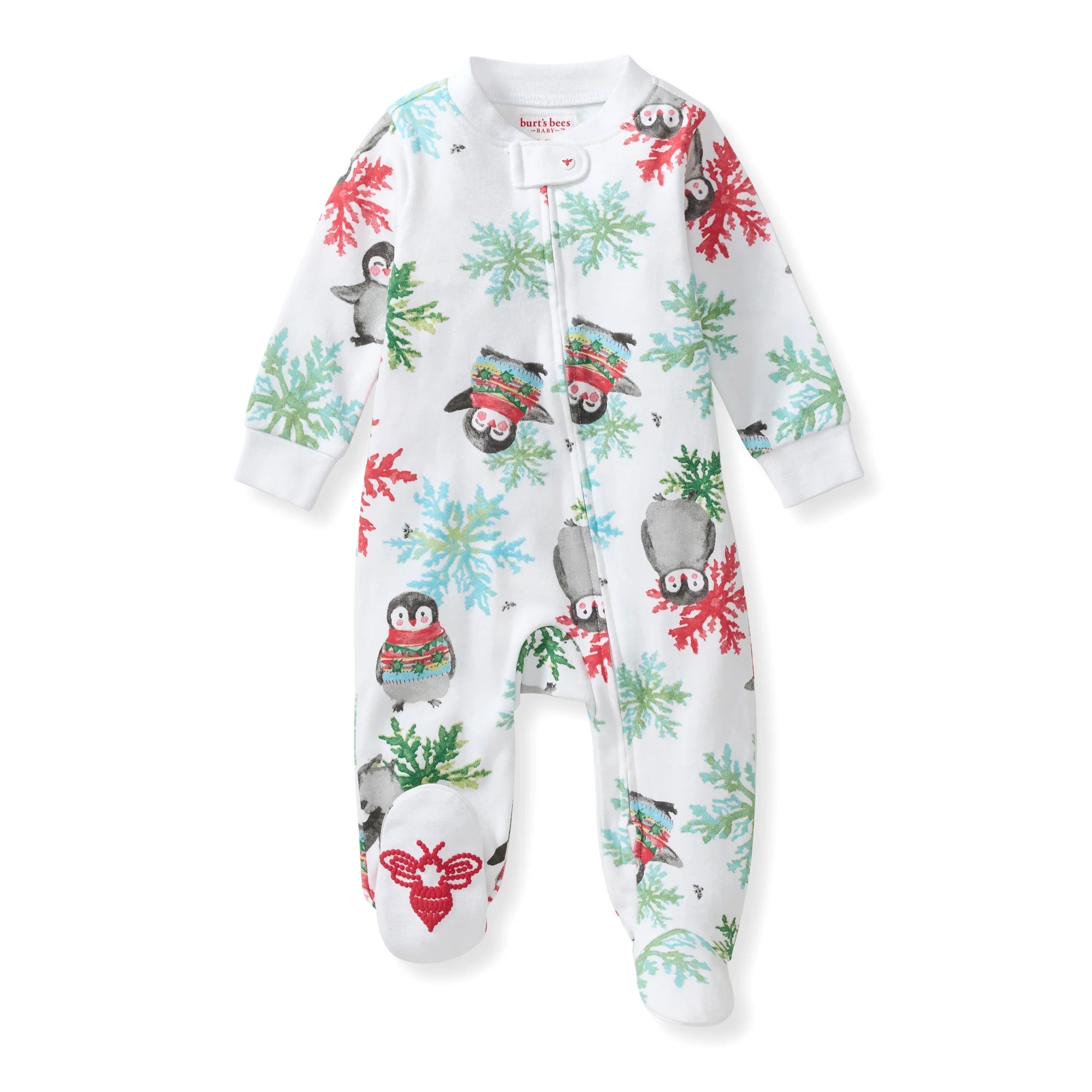 Pijama Burt Bees pingüinos 0-3 meses