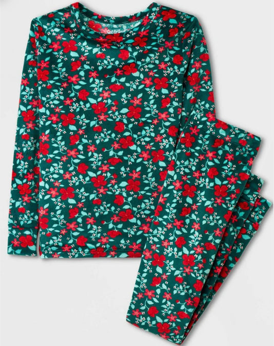 Cat & Jack - Conjunto de pijama para niña (2 piezas), 4 años