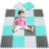meiqicool Alfombras de Juego para bebés, 18 cuadros