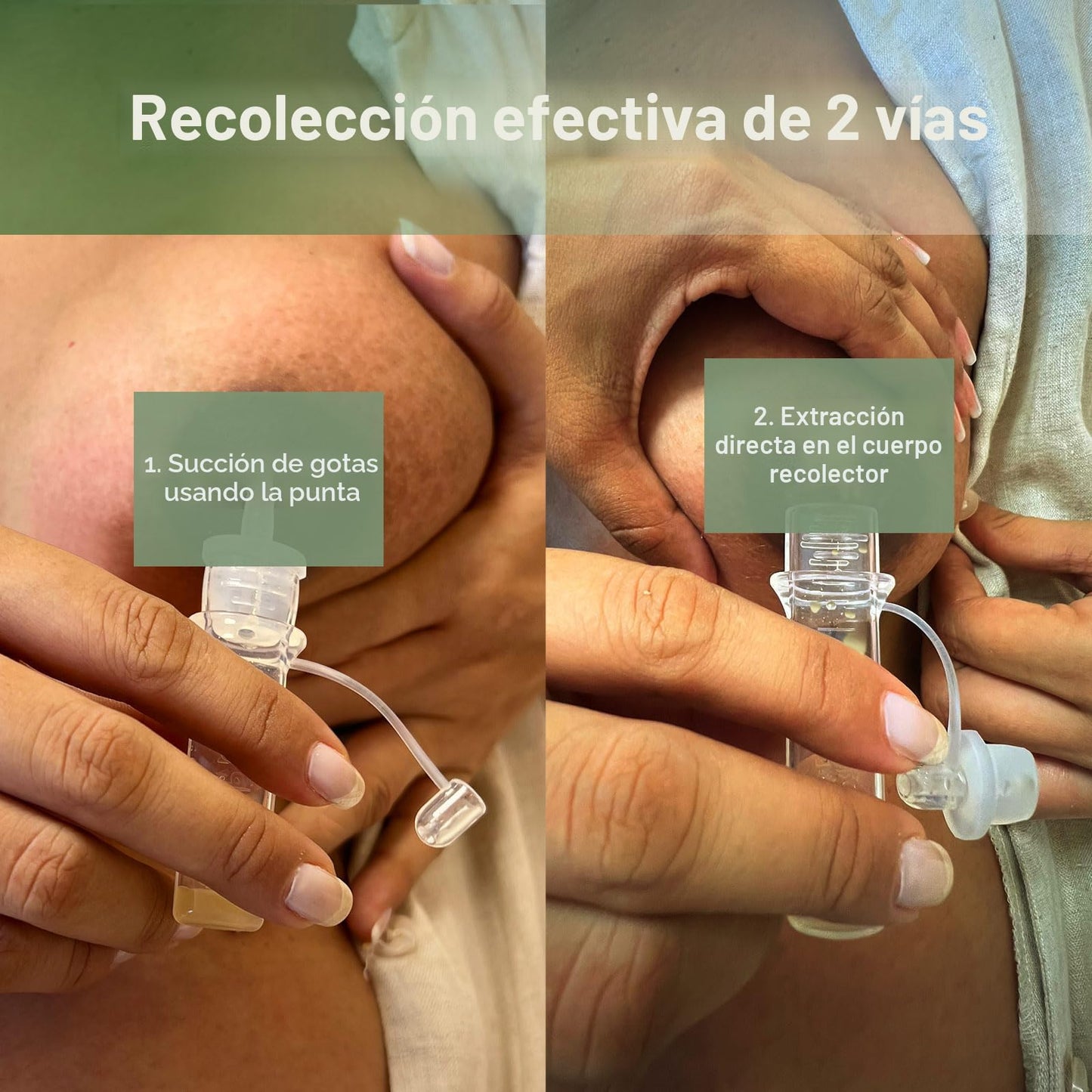 Kit de colector de calostro haakaa, 4ml/3 piezas