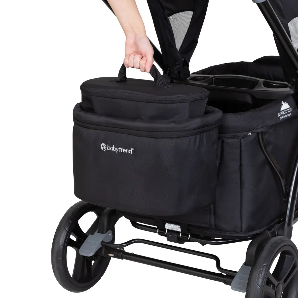 Baby Trend Cesta de almacenamiento de lujo para cochecito de bebé
