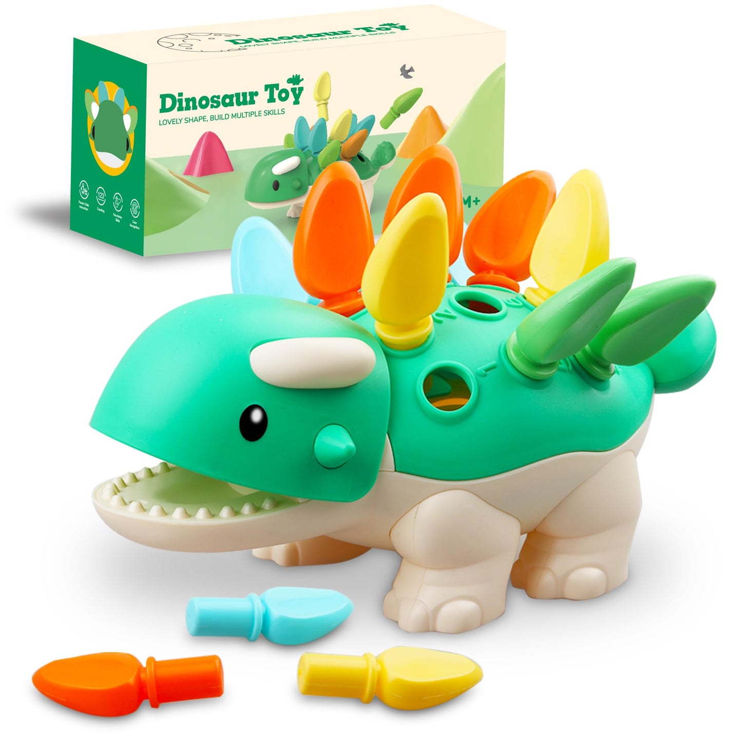 Juego educativo de dinosaurios Actividades de aprendizaje
