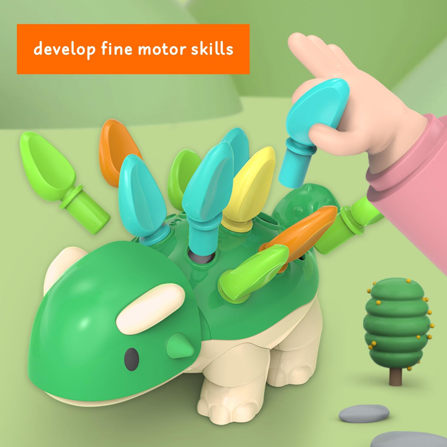 Juego educativo de dinosaurios Actividades de aprendizaje