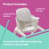 Bugaboo Giraffe Baby Set, Respaldo y Asiento, Blanco Ártico