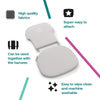 Bugaboo Giraffe Baby Set, Respaldo y Asiento, Blanco Ártico