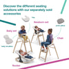 Bugaboo Giraffe Baby Set, Respaldo y Asiento, Blanco Ártico
