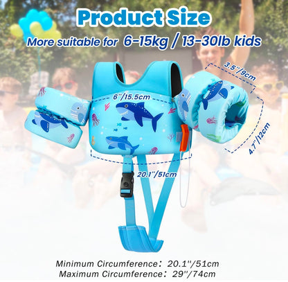 Mono Chaleco de natación para niños, 6-14kg