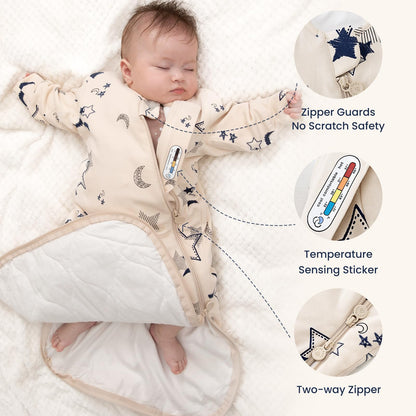 Kaiya Baby saco de dormir de 1.0 tog de 0-6 meses