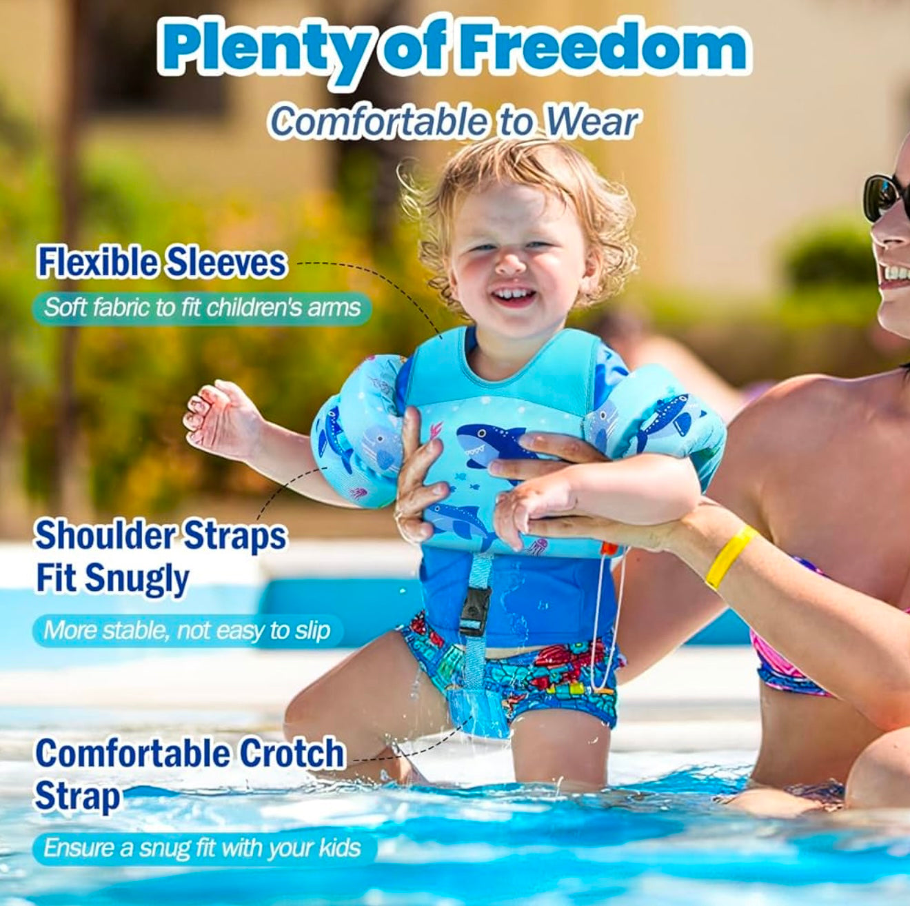 Mono Chaleco de natación para niños, 6-14kg