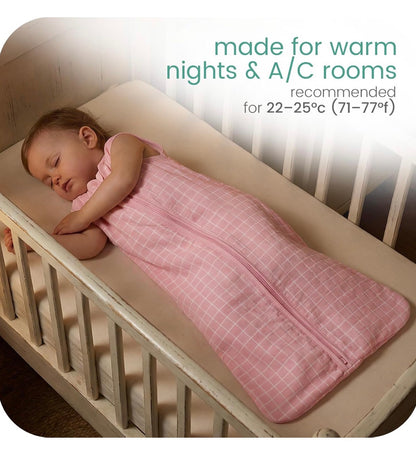Saco de Dormir para Bebés, Ligero, Suave y Transpirable, 0.5 TOG, 3-6 meses