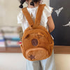Mochila kawaii pequeña y bonita de felpa Capybara