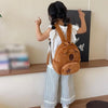 Mochila kawaii pequeña y bonita de felpa Capybara
