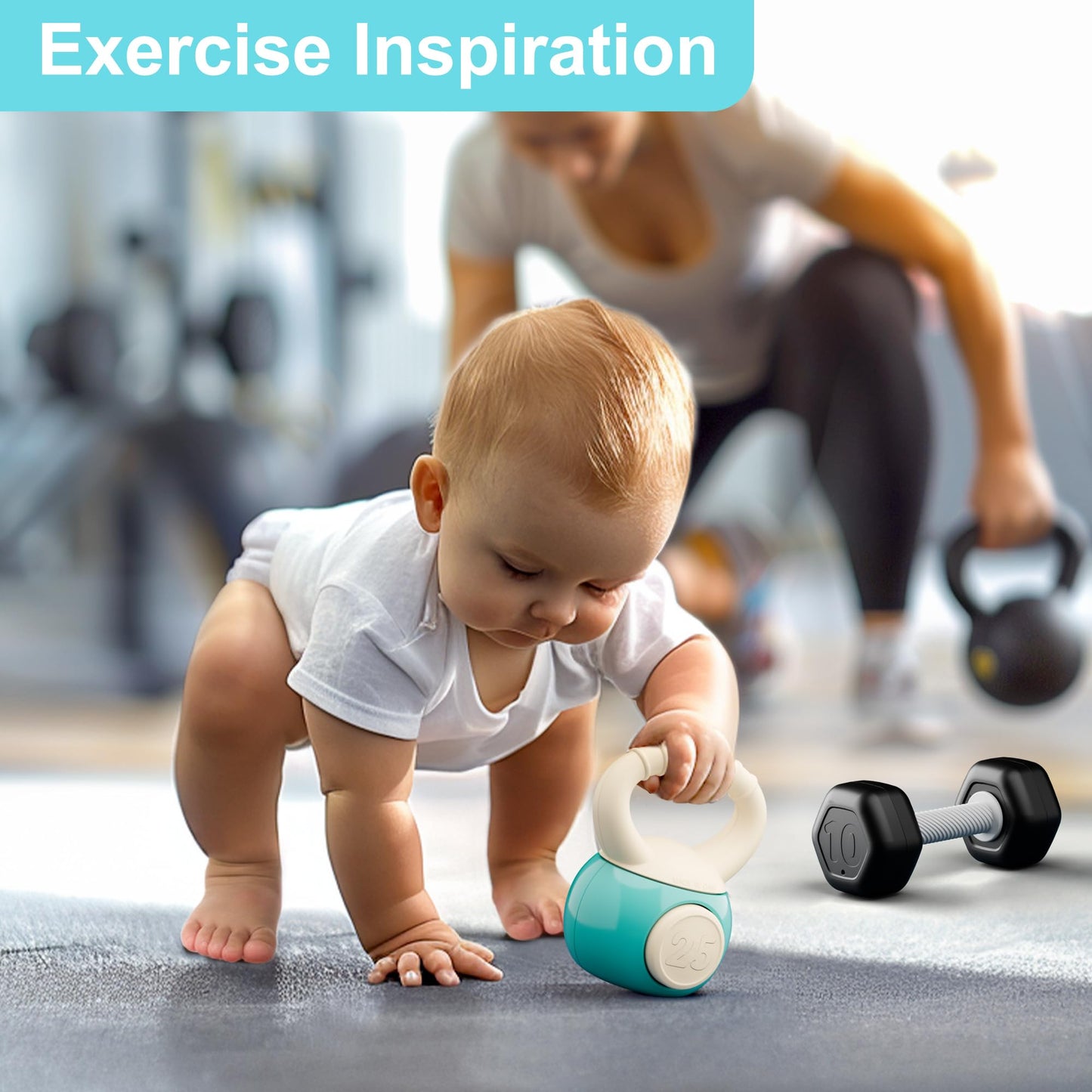 iPlay, iLearn Juego de sonajero de gimnasio para bebés