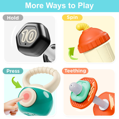 iPlay, iLearn Juego de sonajero de gimnasio para bebés