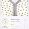 Burt's Bees Baby Beekeeper - Manta portátil para bebé, 100% algodón, 12-18 meses