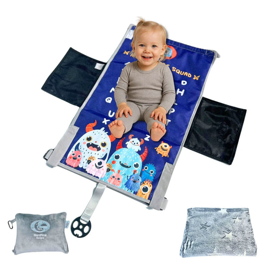 Nordfina Designs Kit de cama y reposapiés 3 en 1 para niños