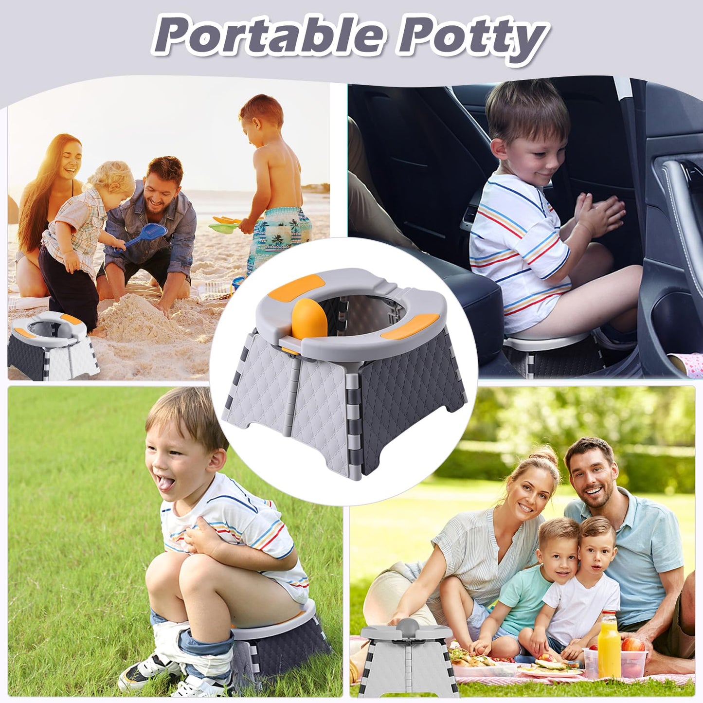 Orinal portátil para viajes de niños pequeños