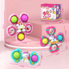 3 piezas de ventosa Fidget Spinner para bebés