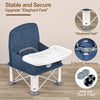 BabyBond - Asiento elevador de viaje para bebé con doble bandeja