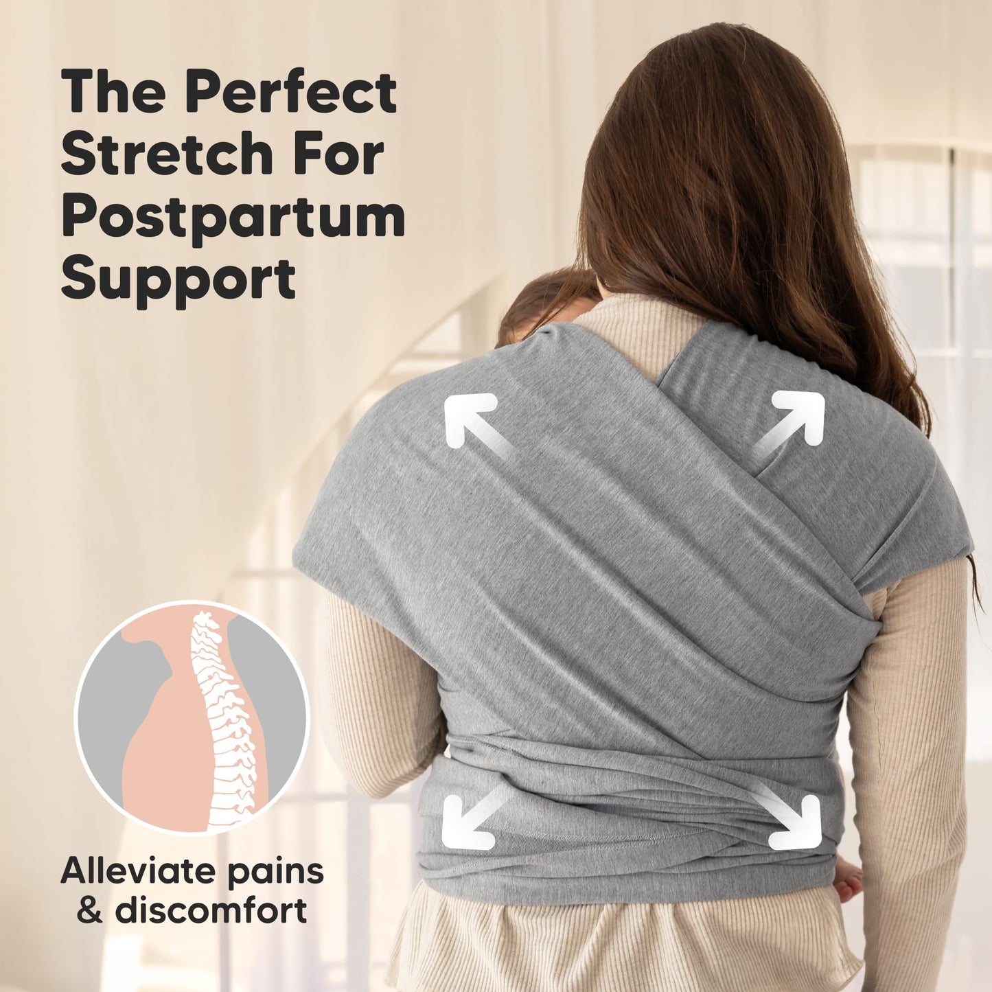 KeaBabies Portabebés - Portabebés todo en 1 original para recién nacidos a niños pequeños