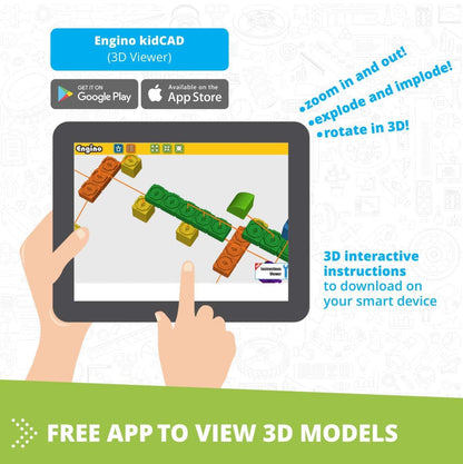 Engino QBOIDZ - Tractor de granja, bloques de construcción a partir de 4 años