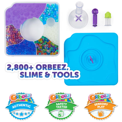 Orbeez Mixin' Slime Set con 2500 (Micro, Brillo, Mármol y Brilla en la Oscuridad)