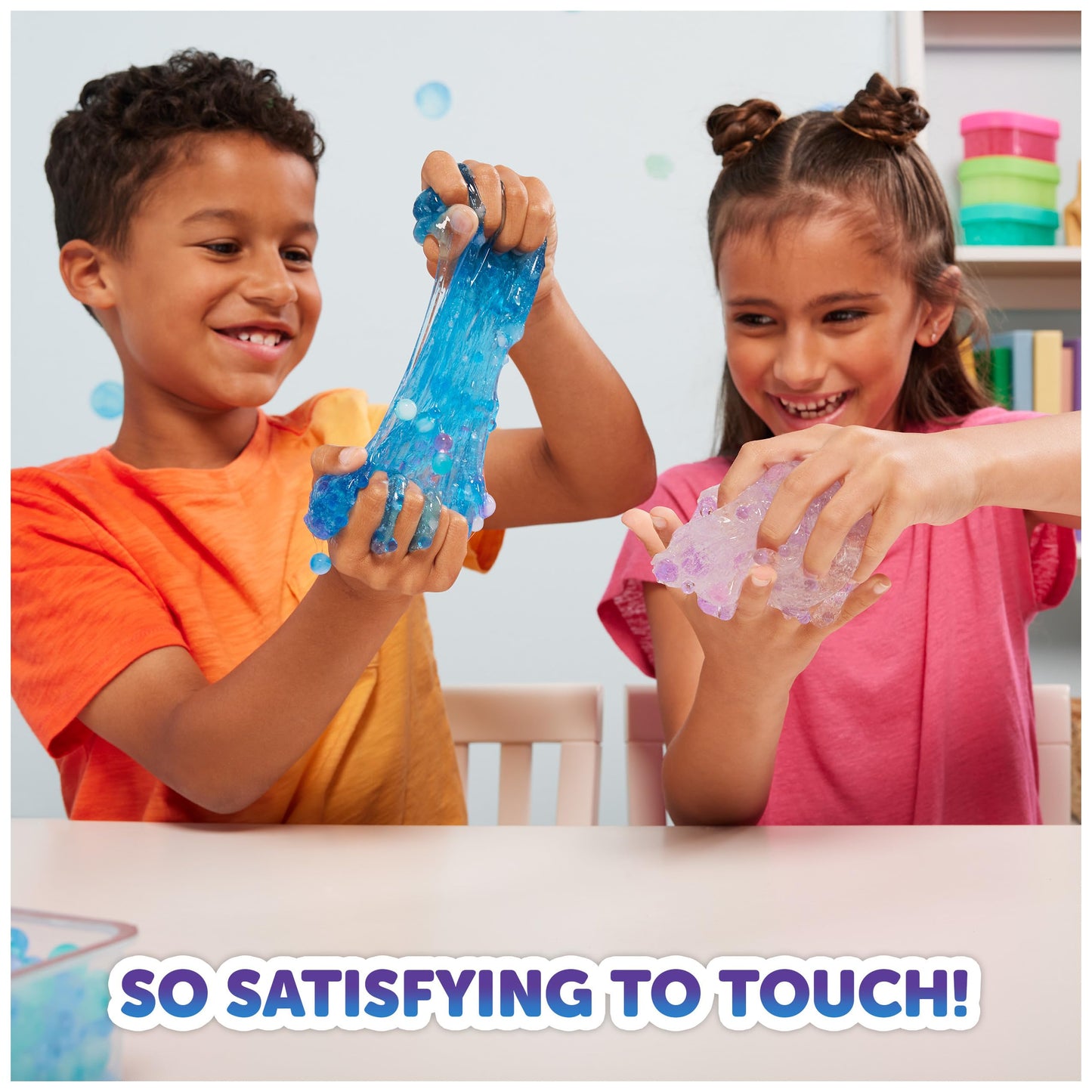 Orbeez Mixin' Slime Set con 2500 (Micro, Brillo, Mármol y Brilla en la Oscuridad)