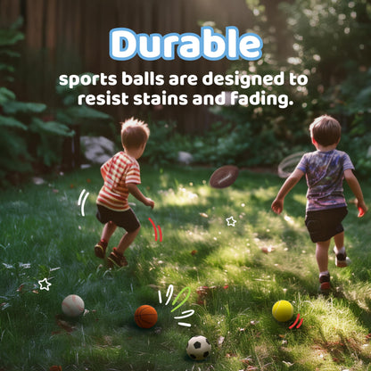 5 pelotas deportivas de espuma suave para niños (8,9 cm)