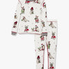 Conjunto de pijama unisex de navidad, talla 8