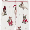 Conjunto de pijama unisex de navidad, talla 8
