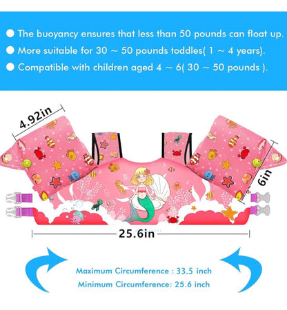 Chaleco salvavidas Chriffer para niños de 22 a 66 libras