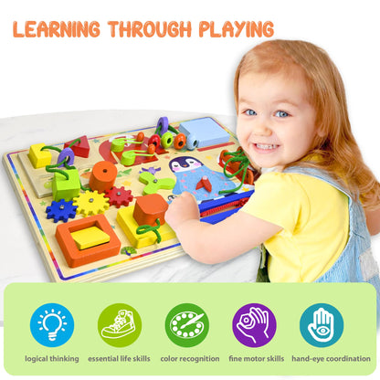 Juegos de mesa Montessori de madera