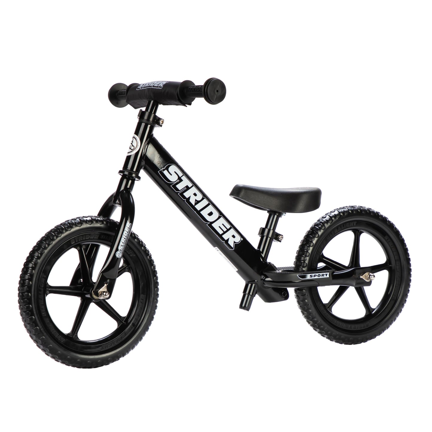 Strider Bicicleta deportiva de 12 pulgadas – Bicicleta de equilibrio sin pedal para niños de 1 a 4 años
