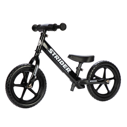 Strider Bicicleta deportiva de 12 pulgadas – Bicicleta de equilibrio sin pedal para niños de 1 a 4 años