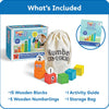 hand2mind Numberblocks de uno a cinco bloques de madera